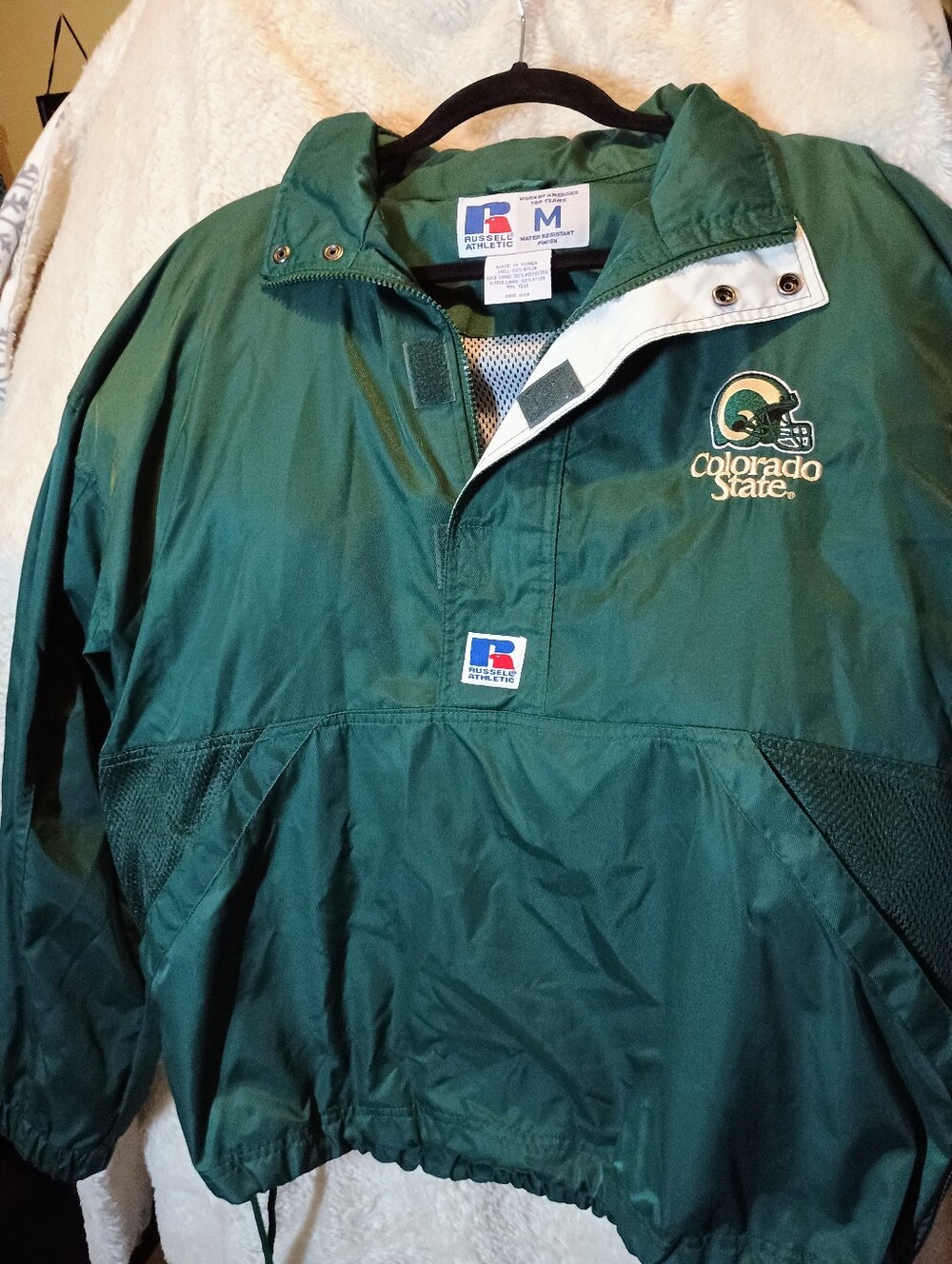 Vintage 90s Russell Athletic Colorado State Rams Windbreaker Jacket Men’s M